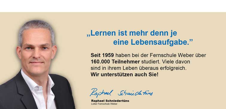 Lernen ist eine Lebensaufgabe